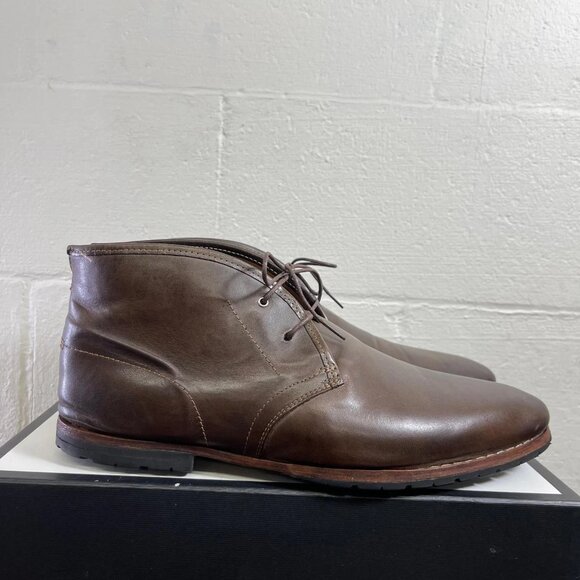 Timberland A1IRG Brown Leather Chukka Ankle Boots Lace Up Men's 12 US/11.5 UK - Picture 3 of 10